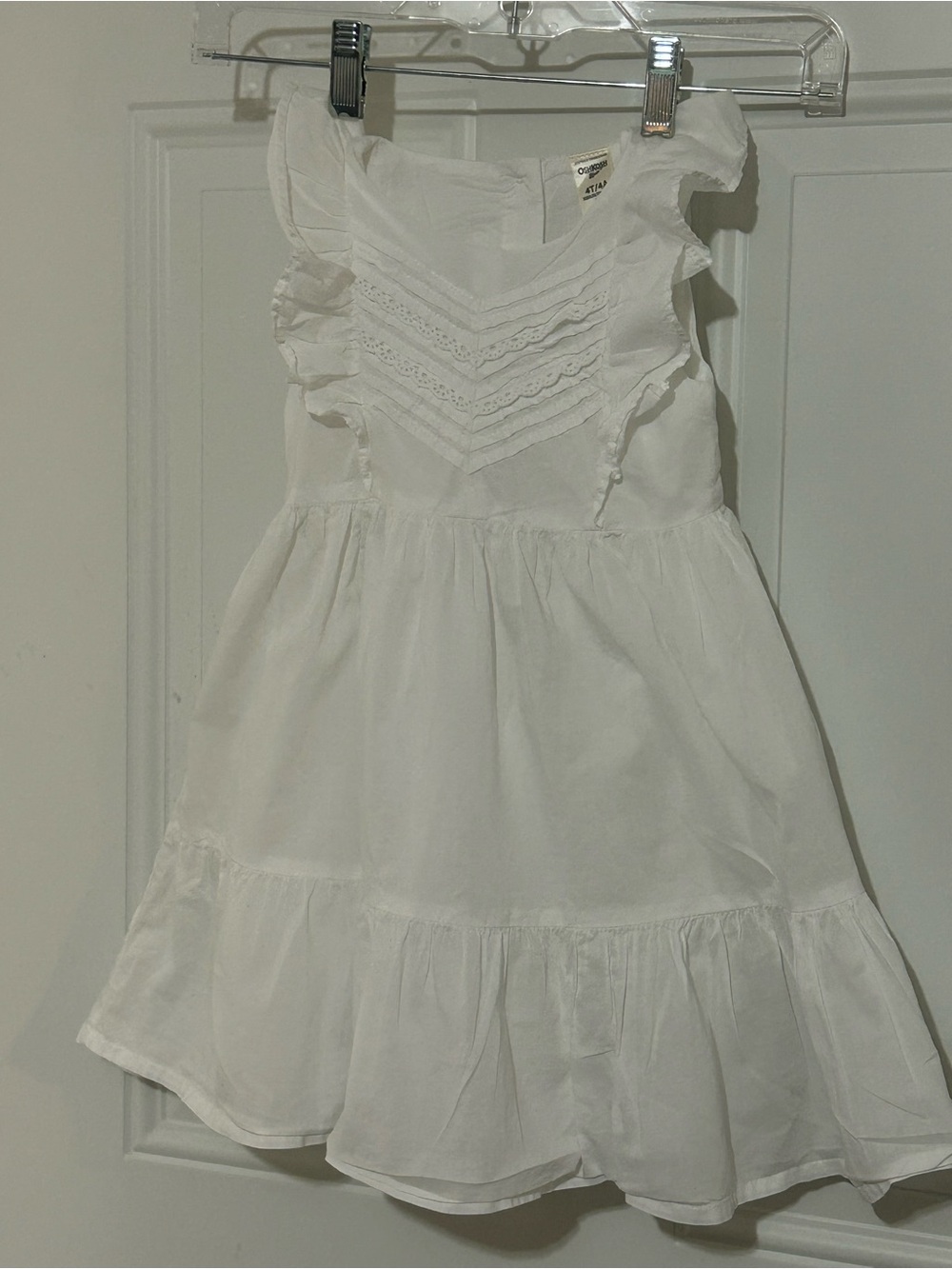 OshKosh B'gosh White Ruffled Sundress